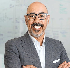 Cue President and CEO Usman "Oz" Azam MD